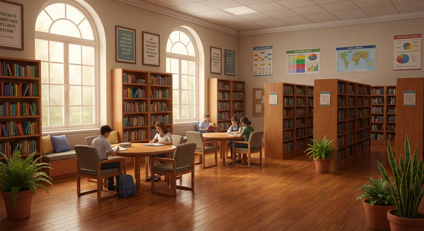 Library background